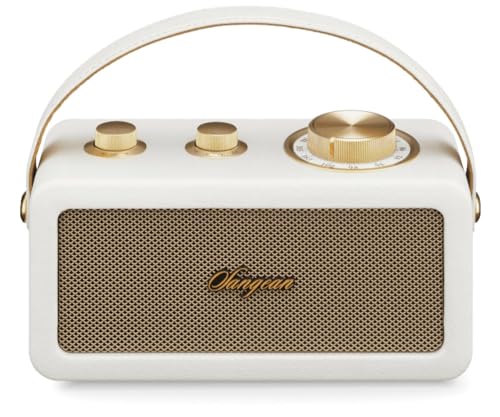 Sangean RA-101 Akku-Radio FM Bluetooth®, AUX wiederaufladbar Ivory, Gold von Sangean