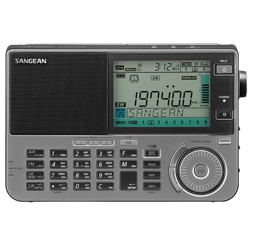 Sangean Sangean ATS-909X2 Weltempfänger UKW, LW, MW Weckfunktion Schwarz Radio von Sangean