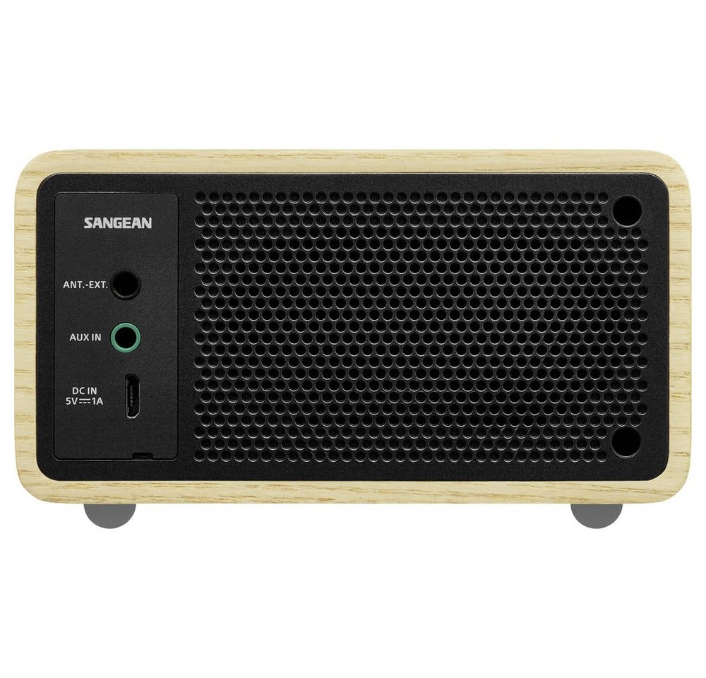 Sangean Sangean Genuine Mini DDR-7 Tischradio DAB+, UKW AUX, Bluetooth® Holz Radio von Sangean