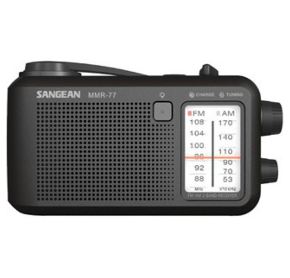 Sangean Sangean MMR-77 Outdoorradio UKW, MW Notfallradio Handkurbel, spritzwa Radio von Sangean