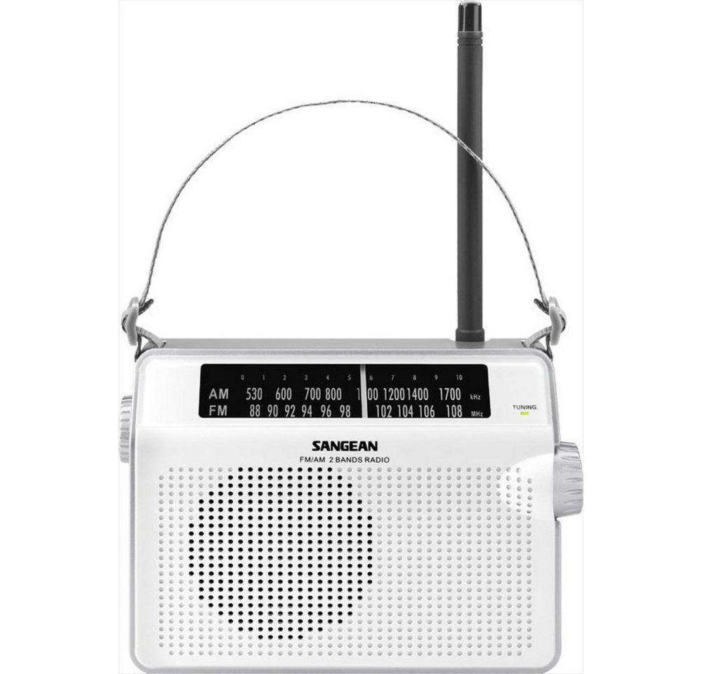 Sangean Sangean PR-D6 Kofferradio UKW, MW Weiß Radio Sangean Sangean PR-D6 Kofferradio UKW, MW Weiß Radio von Sangean