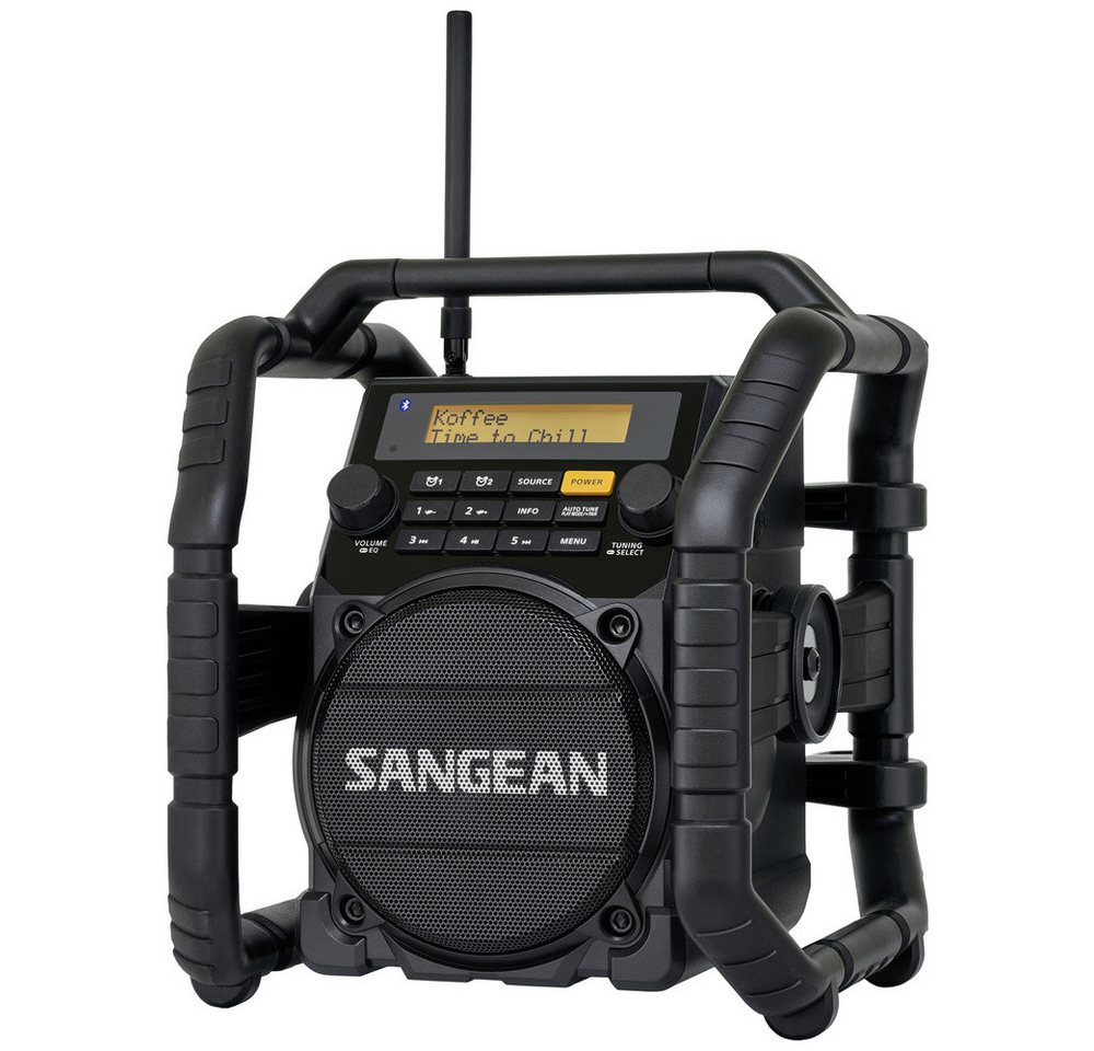Sangean Sangean U-5 DBT Baustellenradio DAB+, UKW AUX, Bluetooth® wasserdicht Radio von Sangean
