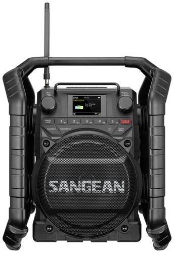 Sangean U-4X Baustellenradio DAB+, UKW Bluetooth®, USB, AUX, NFC wiederaufladbar, wasserdicht, sto� von Sangean