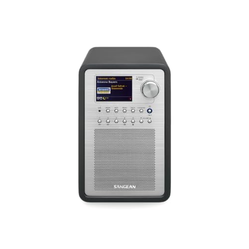 Sangean WFR-70C Internet Radio (Netzwerk Music-Player, WiFi, DAB+, Spotify-Player, UKW-RDS, AUX-In, Lautsprecheranschluss) grau von Sangean