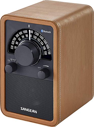 Sangean WR-15 Retro Radio mit FM und AM - Vintage Design - Bluetooth Streaming - Einzigartiges Holzgehäuse - Braun Sangean WR-15 Retro Radio mit FM und AM - Vintage Design - Bluetooth Streaming - Einzigartiges Holzgehäuse - Braun von Sangean