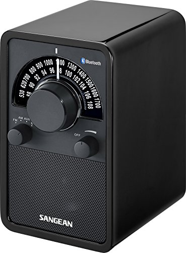 Sangean WR-15BT Retro bluetooth Radio mit AM und FM - Schwarz von Sangean