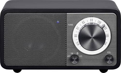 Sangean WR-7 Genuine Mini Tischradio UKW Bluetooth® wiederaufladbar Schwarz von Sangean