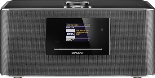 SANGEAN DDR-75 BT Premium All-in-One Musik System mit Internet-Radio, Musik-Streaming, DAB+, FM, AUX, USB – Einfache Bedienung via Control-App, Schwarz SANGEAN DDR-75 BT Premium All-in-One Musik System mit Internet-Radio, Musik-Streaming, DAB+, FM, AUX, USB – Einfache Bedienung via Control-App, Schwarz von Sangean