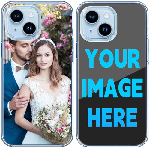 Sangkoo Personalisierte Handyhülle für Apple iPhone 12 - Individuell Eigene Gestaltung mit Foto Name und Text - Vollständiger Schutz iPhone Hülle Personalisiert (iPhone 12) von Sangkoo