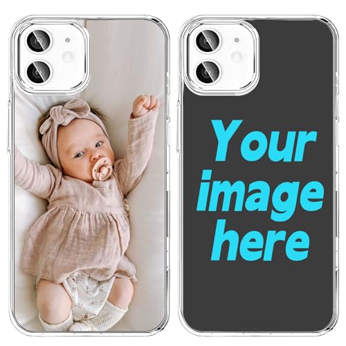 Sangkoo Personalisierte Handyhülle mit Foto für iPhone 12 Handy hülle selber gestalten Shutzhülle iPhone Handyhülle iPhone 12 Personalisiert (Für iPhone 12) von Sangkoo