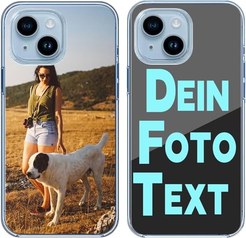 Sangkoo Personalisierte Handyhülle mit Foto für iPhone 13 Plus Handy hülle selber gestalten Shutzhülle iPhone Handyhülle iPhone 13 Plus Personalisiert (Für iPhone 13 Plus) von Sangkoo