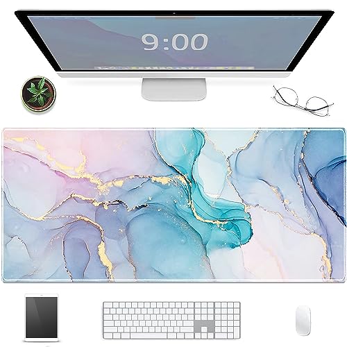 Sangkoo Schreibtischunterlage, PU Leder Schreibtischmatte 90 x 40cm, wasserdichte Gaming-Mauspad mit Motiv Schreibtischunterlage große Mausmatte Tischunterlage Genähten Kanten für Laptop Gaming Sangkoo Schreibtischunterlage, PU Leder Schreibtischmatte 90 x 40cm, wasserdichte Gaming-Mauspad mit Motiv Schreibtischunterlage große Mausmatte Tischunterlage Genähten Kanten für Laptop Gaming von Sangkoo