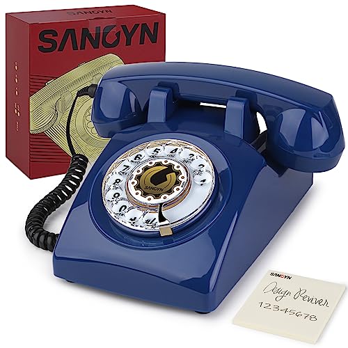 Sangyn Retro Telefon mit Schnur tischtelefon Das Alte Modell Der 61er Jahre Altmodisches Festnetz Diese Klingel von Sangyn