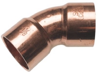 SANHA Biegung 45 gr. mf/mf 1/2 - Kupferfittings zum Löten. Industrielle Kühlung - 130 bar (CuFe) von Sanha Polska Sp. z.oo