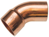 SANHA Biegung 45 gr. mf/np 7/8 - Kupferfittings zum Löten. Industrielle Kühlung - 130 bar (CuFe) von Sanha Polska Sp. z.oo