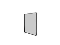 Sanibell Basicline Spiegel 50x60cm, mattschwarzer Aluminiumrahmen von Sanibell BV