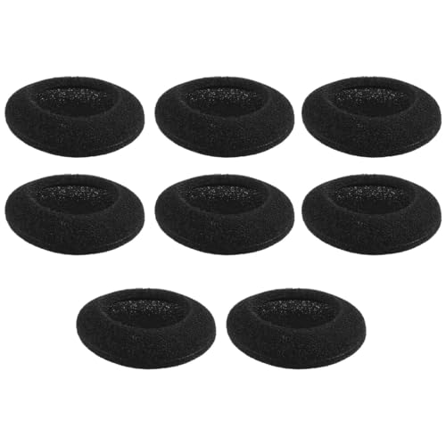 Sankaka 4 Paar 55 mm Ersatz-Kopfhörerpolster für Headset-Kopfhörer, Schwarz Sankaka 4 Paar 55 mm Ersatz-Kopfhörerpolster für Headset-Kopfhörer, Schwarz von Sankaka