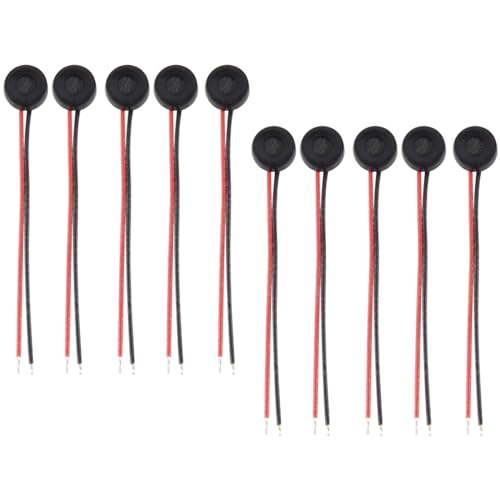 Sankaka Elektret-Kondensator-Mikrofon, 4 mm x 2 mm, für PC, Handy, MP3, MP4, 10 Stück Sankaka Elektret-Kondensator-Mikrofon, 4 mm x 2 mm, für PC, Handy, MP3, MP4, 10 Stück von Sankaka