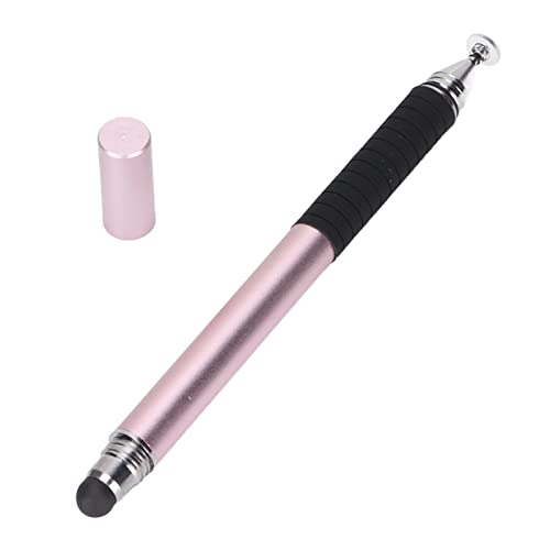 Gummi-Feder, 2-in-einem, kapazitiver Stift, Metall, kapazitiver Touchscreen-Eingabestift, hohe Genauigkeit, hohe Empfindlichkeit, bequemer Griff, Rosa von Sanpyl