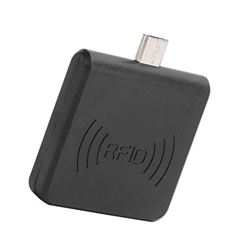 Micro USB OTG Kartenleser, Handy OTG USB Tragbarer Kartenleser Micro USB Schnittstelle UHF RFID Handheld Writer für Android, für Windows (schwarz) von Sanpyl