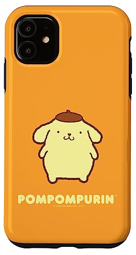 Hülle für iPhone 11 Pompompurin-Charakter vorne und hinten von Sanrio