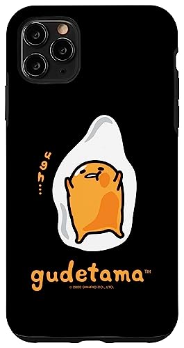 Hülle für iPhone 11 Pro Max Gudetama-Charakter vorne und hinten von Sanrio