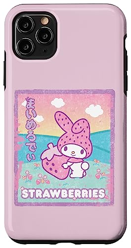 Hülle für iPhone 11 Pro Max My Melody Erdbeermilch von Sanrio