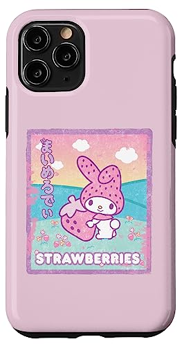 Hülle für iPhone 11 Pro My Melody Erdbeermilch von Sanrio