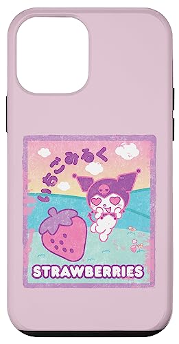 Hülle für iPhone 12 mini Kuromi Erdbeermilch von Sanrio