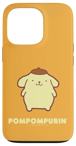 Hülle für iPhone 13 Pro Pompompurin-Charakter vorne und hinten von Sanrio