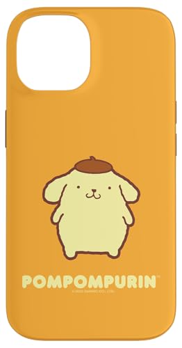 Hülle für iPhone 14 Pompompurin-Charakter vorne und hinten von Sanrio