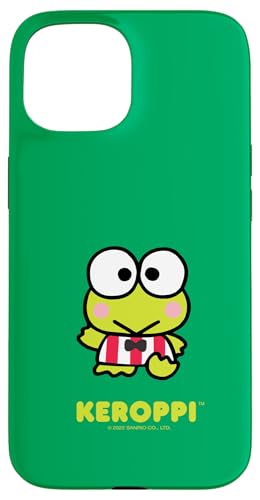 Hülle für iPhone 15 Keroppi Charakter vorne und hinten von Sanrio
