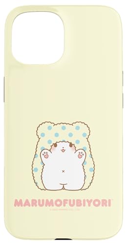 Hülle für iPhone 15 Marumofubiyori Charakter vorne und hinten von Sanrio