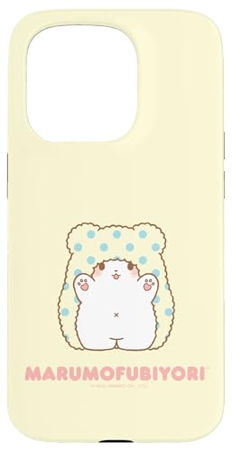 Hülle für iPhone 15 Pro Marumofubiyori Charakter vorne und hinten von SANRIO