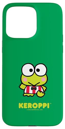 Sanrio Hülle für iPhone 15 Pro Max - Keroppi Charakter - Schutzhülle aus Polycarbonat und TPU - Robuster Schutz von SANRIO