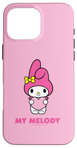 Hülle für iPhone 16 Pro Max My Melody Charakter vorne und hinten von SANRIO