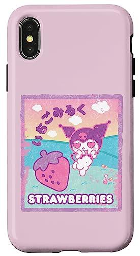 Sanrio Hülle für iPhone X/XS Kuromi Erdbeermilch Sanrio Hülle für iPhone X/XS Kuromi Erdbeermilch von Sanrio