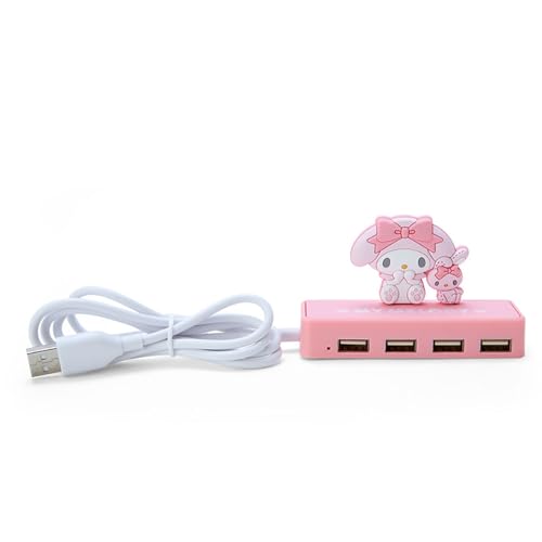 Sanrio 326909 Slim USB Hub My Melody, My Melody, 2,4 x 3,7 x 1,2 Zoll (6 x 9,5 x 3 cm), Charakter 326909 von Sanrio