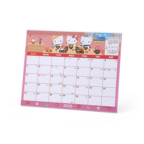 Sanrio 451461 2025 Hello Kitty Desktop Sheet Calendar von SANRIO