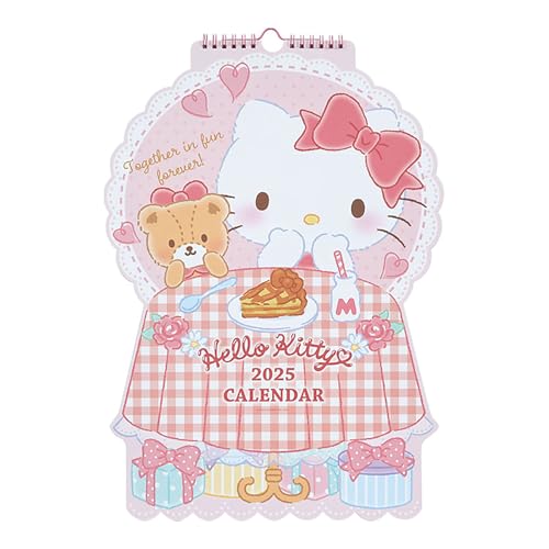 Sanrio 454419 Hello Kitty 2025 gestanzter Kalender Wand von Sanrio
