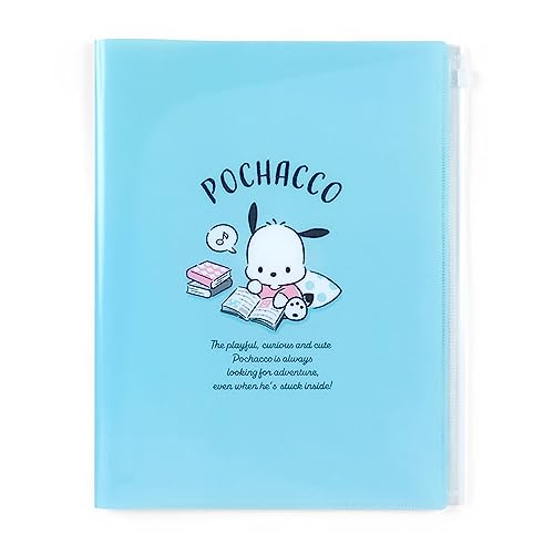 Sanrio 549801 Pochacco Dokumentenmappe mit Reißverschluss, 6 Fächer, transparent von サンリオ(SANRIO)