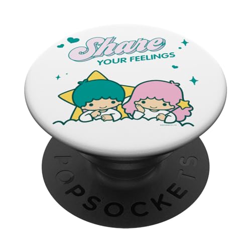 Teilen Sie Ihre Gefühle - Little Twin Stars PopSockets Klebender PopGrip Teilen Sie Ihre Gefühle - Little Twin Stars PopSockets Klebender PopGrip von Sanrio