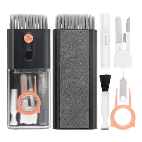 Tastatur Reinigungsset 10 in1 Tastaturreiniger Laptop Cleaner Kit Handy Kopfhörer Reinigungsset Tastatur Bürste mit Bürste für Kopfhörer Computer Tastaturen von Sanrolax