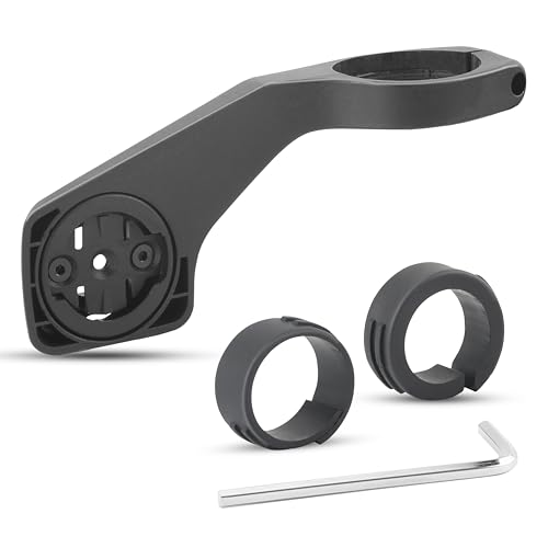 Verstellbarer Fahrradhalterung für Garmin Edge 530 540 830 840 1030 1040 130 Plus 2 Explore Halterung Fahrrad mit Unterlegscheibe und Sechskantschlüssel für Fahrradcomputer Schwarz von Sanrolax