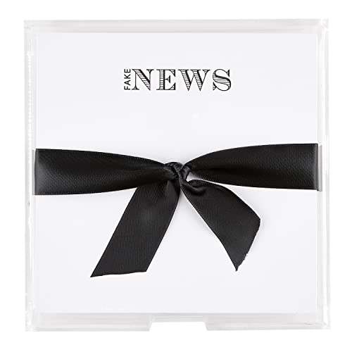 Santa Barbara Design Studio Michael & Co. Notizblock mit Halter, 125 Blatt, Fake News von Santa Barbara Design Studio