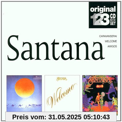 Caravanserai/Welcome/Amigos [3-CD-Box] von Santana