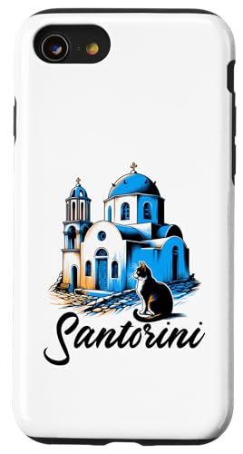 Santorini Griechenland - Santorin Hülle für iPhone SE (2020) / 7 / 8 von Santorini Souvenir Store