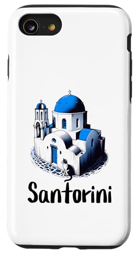 Santorini Griechenland - Santorin Hülle für iPhone SE (2020) / 7 / 8 von Santorini Souvenir Store