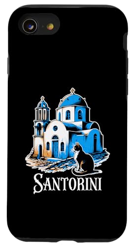Santorini Griechenland - Santorin Hülle für iPhone SE (2020) / 7 / 8 von Santorini Souvenir Store