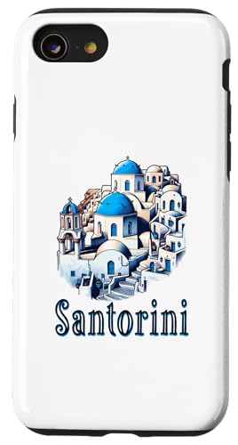 Santorini Griechenland - Santorin Hülle für iPhone SE (2020) / 7 / 8 von Santorini Souvenir Store